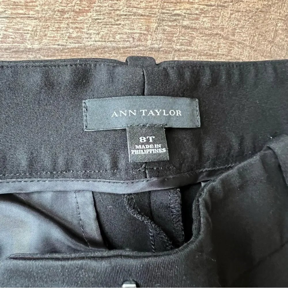 Ann Taylor Black Women’z Dress pants Sz 8T EUC - Picture 5 of 10